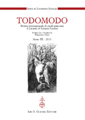 Fascicolo, Todomodo : rivista internazionale di studi sciasciani : III, 2013, L.S. Olschki