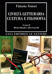 eBook, Civiltà letteraria, cultura, filosofia, Vettori, Vittorio, Le Lettere