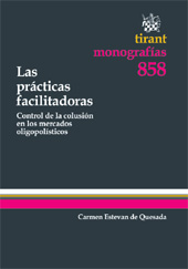 eBook, Las prácticas facilitadoras : control de la colusión en los mercados oligopolísticos, Estevan de Quesada, Carmen, Tirant lo Blanch