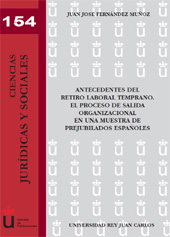 E-book, Antecedentes del retiro laboral temprano : el proceso de salida organizacional en una muestra de prejubilados españoles, Dykinson