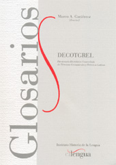 E-book, Decotgrel : diccionario electrónico concordado de términos gramaticales y retóricos latinos, Gutiérrez, Marco A. (Marco Antonio), Cilengua