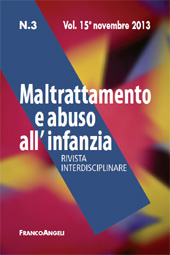 Heft, Maltrattamento e abuso all'infanzia : 15, 3, 2013, Franco Angeli