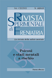Articolo, Sintomi di base e vulnerabilità esperienziale alla psicosi, Franco Angeli