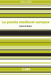 E-book, La poesia medieval europea, De Riquer, Isabel, Editorial UOC