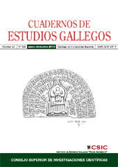 Fascicolo, Cuadernos de estudios gallegos : LX, 126, 2013, CSIC, Consejo Superior de Investigaciones Científicas
