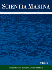Issue, Scientia marina : 77, 4, 2013, CSIC, Consejo Superior de Investigaciones Científicas