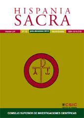 Issue, Hispania Sacra : LXV, 132, 2, 2013, CSIC, Consejo Superior de Investigaciones Científicas