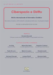 Fascículo, Ciberspazio e diritto : rivista internazionale di informatica giuridica : 14, 2, 2013, Enrico Mucchi Editore