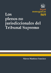 E-book, Los plenos no jurisdiccionales del Tribunal Supremo, Tirant lo Blanch