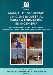 E-book, Manual de seguridad e higiene industrial para la formación en ingeniería, Universitat Jaume I