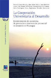 E-book, La cooperación universitaria al desarrollo : fortalecimiento de un sistema de prevención e intervención psicosocial en desastres en Nicaragua, Universitat Jaume I