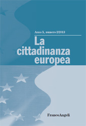 Heft, La cittadinanza europea : X, 2, 2013, Franco Angeli