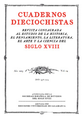 Artículo, La embajada del Cardenal Troiano Acquaviva d'Aragona ante la Corte romana (1735-1747), Ediciones Universidad de Salamanca