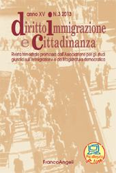 Fascículo, Diritto, immigrazione e cittadinanza : 3, 2013, Franco Angeli