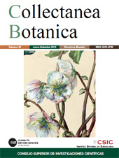 Heft, Collectanea botanica : 32, 2013, CSIC, Consejo Superior de Investigaciones Científicas