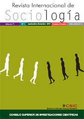 Heft, Revista internacional de sociología : 71, 3, 2013, CSIC, Consejo Superior de Investigaciones Científicas