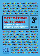 eBook, Matemáticas 3⁰ de E.S.O. actividades, Molina Núñez, Jesús, Editorial Club Universitario