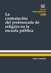 E-book, La contratación del profesorado de religión en la escuela pública, Combalía, Zoila, Tirant lo Blanch