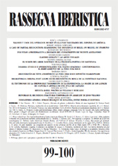 Fascicolo, Rassegna iberistica : 99/100, 2, 2013, Bulzoni