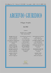 Fascicolo, Archivio giuridico Filippo Serafini : CCXXXIII, 4, 2013, Enrico Mucchi Editore