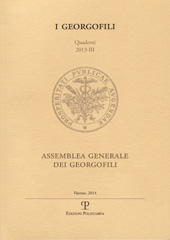 Heft, I Georgofili : quaderni : III, 2013, Polistampa