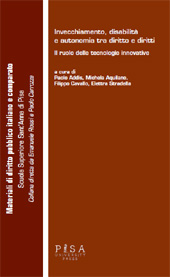 Chapter, Disabilità e tecnologie innovative : alcuni spunti di riflessione, Pisa University Press