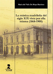 Capítulo, Madrid en el último tercio del siglo XIX (1868-1900), Alfar
