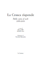 E-book, La Crusca risponde : dalla carta al web, 1995-2005, Le Lettere