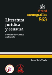 eBook, Literatura jurídica y censura : fortuna de Vinnius en España, Tirant lo Blanch
