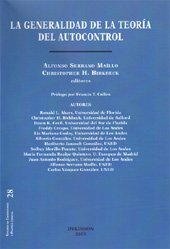 E-book, La generalidad de la teoría del autocontrol : una primera extensión de la teoría general, Dykinson