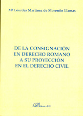 E-book, De la consignación en derecho romano a su proyección en el derecho civil, Dykinson
