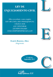 E-book, Ley de enjuiciamiento civil : obra concordada a texto completo con la ley orgánica del poder judicial, código civil, ley concursal, ley hipotecaria y otras disposiciones legales, Dykinson