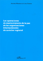 E-book, Las operaciones de mantenimiento de la paz de las organizaciones internacionales de carácter regional, Manrique de Luna Barrios, Antonio, Dykinson
