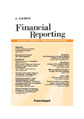 Heft, Financial reporting : bilancio, controlli e comunicazione d'azienda : 3/4, 2013, Franco Angeli