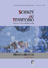 Issue, Scienze del Territorio : rivista di Studi Territorialisti : 1, 2013, Firenze University Press