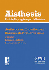 Issue, Aisthesis : pratiche, linguaggi e saperi dell'estetico : VI, 2, 2013, Firenze University Press
