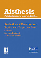 Fascicolo, Aisthesis : pratiche, linguaggi e saperi dell'estetico : VI, 2, 2013, Firenze University Press