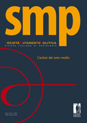 Fascicolo, SocietàMutamentoPolitica : rivista italiana di sociologia : 7, 1, 2013, Firenze University Press