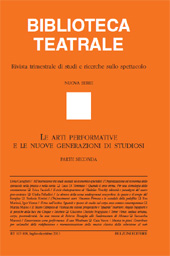 Heft, Biblioteca teatrale : rivista trimestrale di studi e ricerche sullo spettacolo : 107/108, 3/4, 2013, Bulzoni