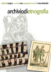 Issue, Archivio di etnografia : rivista del dipartimento di scienze storiche, linguistiche e antropologiche, Università degli studi della Basilicata : VIII, 1, 2013, Edizioni di Pagina