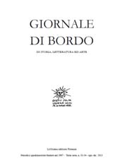 Issue, Giornale di bordo, di storia, letteratura ed arte : 33/34, 2/3, 2013, LoGisma