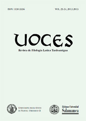 Heft, Voces : revista de estudios de lexicología latina y antigüedad tardía : 23/24, 2012/2013, Ediciones Universidad de Salamanca