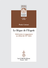 E-book, Le règne de l'esprit : littérature et engagement au début du XXe siècle, Cattani, Paola, L.S. Olschki