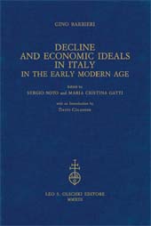 E-book, Decline and economic ideals in Italy in the early modern age, L.S. Olschki