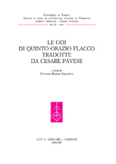 eBook, Le Odi di Quinto Orazio Flacco tradotte da Cesare Pavese, L.S. Olschki