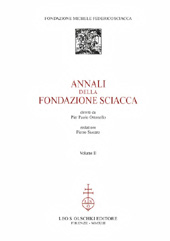 E-book, Annali della Fondazione Sciacca : volume II, L.S. Olschki