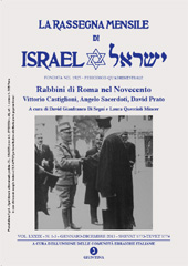 Fascicolo, La Rassegna mensile di Israel : LXXIX, 1/3, 2013, Unione delle comunità ebraiche italiane - La Giuntina