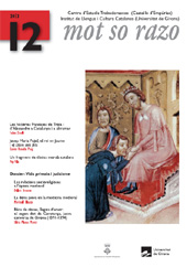 Articolo, Les relacions socioreligioses a l'època medieval, Centre d'Estudis Trobadorescos