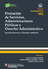 E-book, Prestación de servicios, administraciones públicas y derecho administrativo : especial referencia al derecho ambiental, Tirant lo Blanch