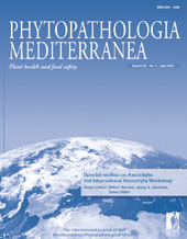 Fascicule, Phytopathologia mediterranea : 52, 1, 2013, Firenze University Press